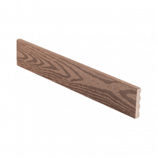 Торцевая доска NATUR ДПК текстура дерева Венге, 2000x50x10 мм