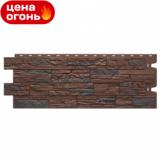 Фасадная панель с текстурой слоистого песчаника