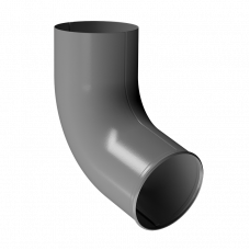 Колено сливное Docke STAL PREMIUM D90 RAL7024 Графит