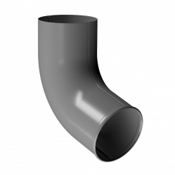 Колено сливное Docke STAL PREMIUM D90 RAL7024 Графит