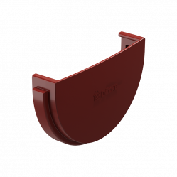 Заглушка желоба Docke STANDARD D120 Красный RAL3005