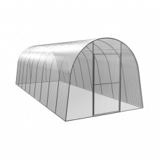 Теплица Сибирская Мини 6x2 м, с УФ-защитой, каркас 20x20 мм, оцинков.