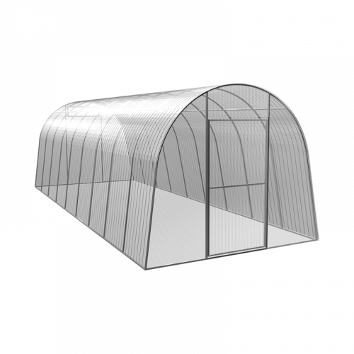 Теплица Сибирская Мини 6x2 м, с УФ-защитой, каркас 20x20 мм, оцинков.