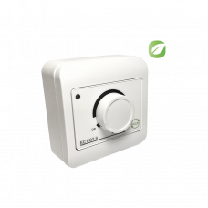 Регулятор скорости ECo B B EC POT S Vilpe Белый 85x85 мм