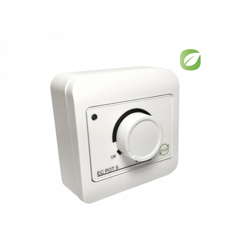 Регулятор скорости ECo B B EC POT S Vilpe Белый 85x85 мм