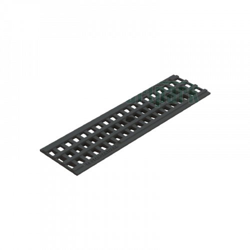 Решетка к лотку ячеистая Basic пластиковая 20801 500x136 мм Standartpark