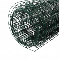 Сетка сварная Каскад Zn + ПВХ RAL6005 ячейка 50x50 1500 мм x 15 м
