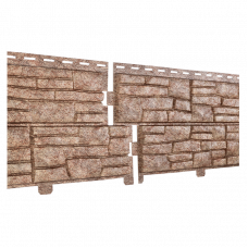 Фасадная панель Ю-Пласт StoneHouse Сланец Бурый