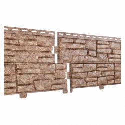 Фасадная панель Ю-Пласт StoneHouse Сланец Бурый