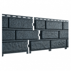 Фасадная панель Ю-Пласт StoneHouse Кирпич Графитовый
