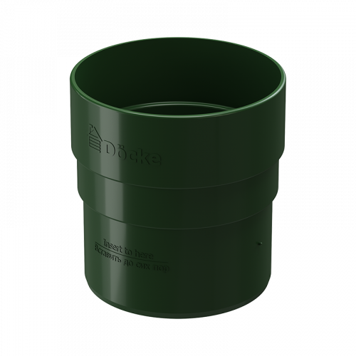 Муфта трубы Docke STANDARD D80 Зеленый RAL6005