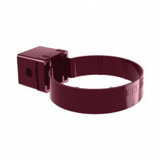 Хомут трубы Kliker Grand Line ПВХ Система D87 Бордо RAL3005