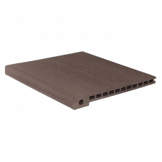 Ступень пустотелая CM Decking ДПК мелкий вельвет Венге, 3000x345x25 мм