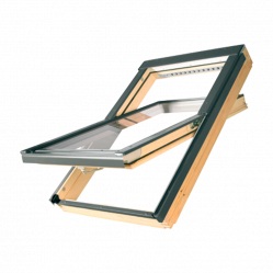 Окно мансардное Fakro STANDARD 78x98 двухкамерное ручка снизу FTS-V U4