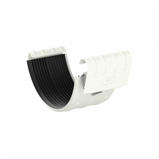 Соединитель желоба Металл Профиль МП Престиж D150 RAL9010 Белый