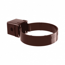 Хомут трубы Kliker Grand Line ПВХ Система D87 Шоколад RAL8017