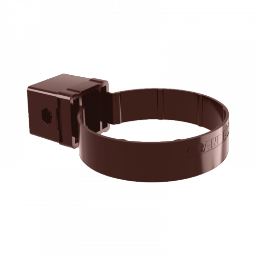 Хомут трубы Kliker Grand Line ПВХ Система D87 Шоколад RAL8017