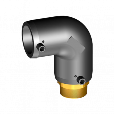 Отвод 90° электросварной D110x4" НР/ВР SDR11 Eurostandard