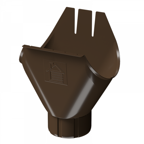 Воронка Docke STAL PREMIUM D125 RAL8017 Каштан