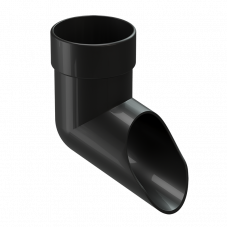Колено сливное Docke LUX D100 Карбон RR33