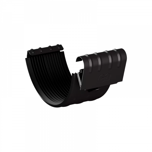 Соединитель желоба Металл Профиль МП Престиж D150 RAL9005 Черный