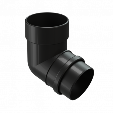 Колено трубы 72° Docke LUX D100 Карбон RR33