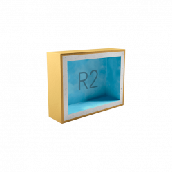 Подрозетник Techno Sonus АкустикГипс Box R2 звукоизоляционный 2 секции 200x120 45 мм