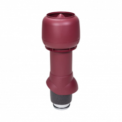 Вентиляционный выход P 125/IS/500 Vilpe RR798 / RAL3005 Бордо изолированный