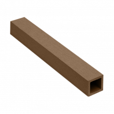Промежуточный профиль CM Railing ДПК натуральная древесина Тик, 40x40 3000 мм