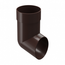 Колено сливное Docke PREMIUM D85 Шоколад RAL8019