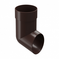 Колено сливное Docke PREMIUM D85 Шоколад RAL8019