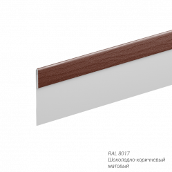 Финишный профиль AquaSystem 0,5 мм покрытие GreenCoat Pural Matt BT заказной цвет 2000 мм