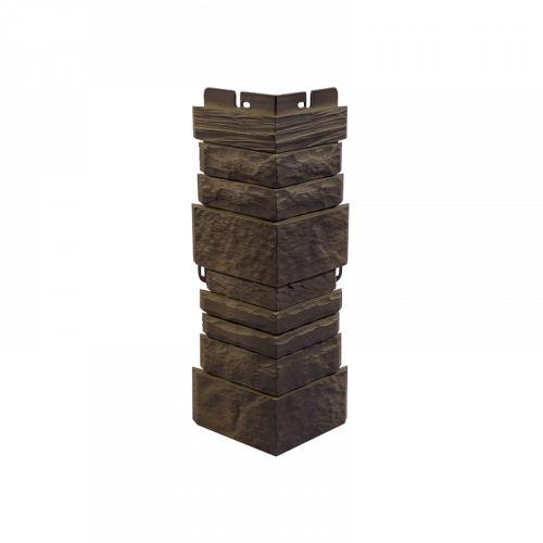 Внешний угол для фасадной панели Альта-Профиль Шотландский камень Блэкберн