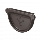 Заглушка желоба универсальная AquaSystem Комфорт D125 цвет заказ