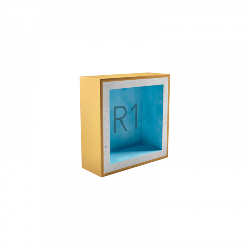Подрозетник Techno Sonus АкустикГипс Box R1 звукоизоляционный 1 секция 120x120 45 мм
