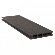 Террасная доска пустотелая CM Decking VINTAGE ДПК Чёрное дерево, 4000x140x25 мм