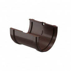 Соединитель желоба Docke PREMIUM D120 Шоколад RAL8019
