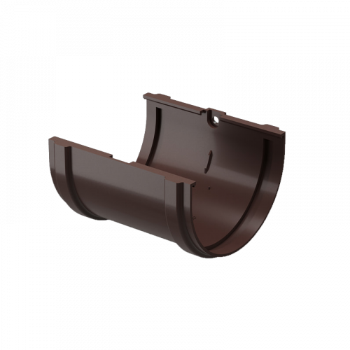Соединитель желоба Docke PREMIUM D120 Шоколад RAL8019