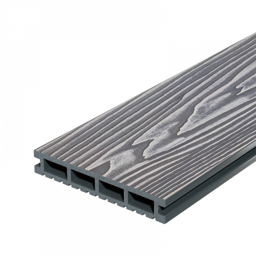 Террасная доска Decking Urban ДПК Дымчатый дуб, 3000x150x24 мм