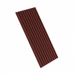 Волнистый лист Красный 1950x960 мм