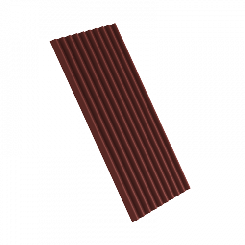 Волнистый лист Красный 1950x960 мм
