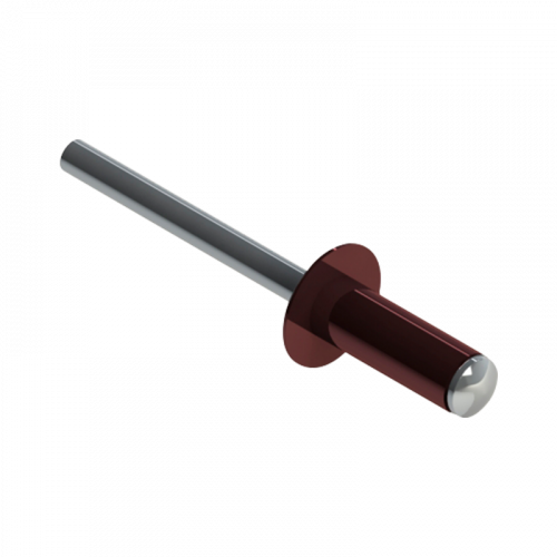 Заклепка вытяжная оцинков. 3,2*8 PE RAL8017 1000 шт.