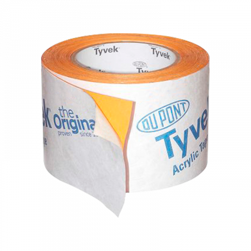 Лента соединительная Tyvek Acrylic Tape 75 мм ролик 25 м. односторонняя акриловая