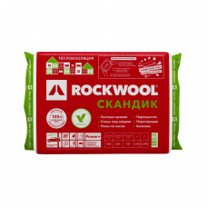 Rockwool Лайт Баттс Скандик плита 800x600 100 мм 6 шт.