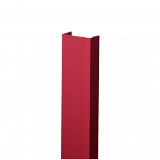 Стойка 2000 мм вертикальная забор «Жалюзи» Velur® 0,5 мм RAL3005