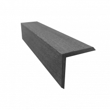 Профиль угловой UnoDeck ДПК под дерево Жженый кедр, 50x50 3000 мм