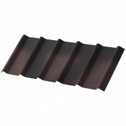 Черепица Ондувилла Брауни 3D 1070x400 мм
