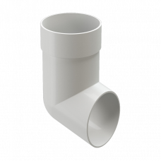 Колено сливное Docke PREMIUM D85 Пломбир RAL9003