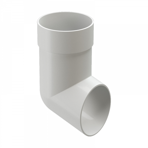 Колено сливное Docke PREMIUM D85 Пломбир RAL9003