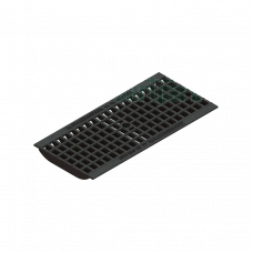 Решетка к лотку ячеистая Basic чугунная 25403 500x136 мм Standartpark